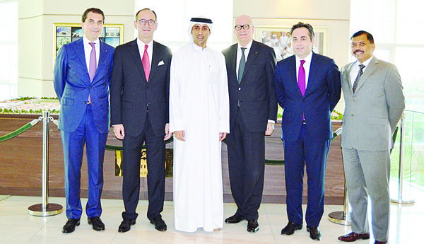 Left to right: Daniel Savary, Daniel J. Sauter, Mohammed Al Habtoor, Remy Bersier, Jean Pierre, Arun Krishna