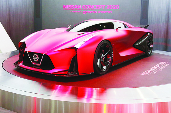 In this Oct 28, 2015 photo, Nissan Concept 2020 is displayed at the Tokyo Motor Show in Tokyo. Nissan’s profit for the July-September quarter zoomed 38 percent higher on healthy sales in China, the US and Europe, prompting the automaker to raise its full-year projections. Yokohama, Japan-based Nissan Motor Co reported on Nov 2, a fiscal second quarter profit of 172.8 billion yen ($1.4 million), up from 124.9 billion yen the year before. (AP)