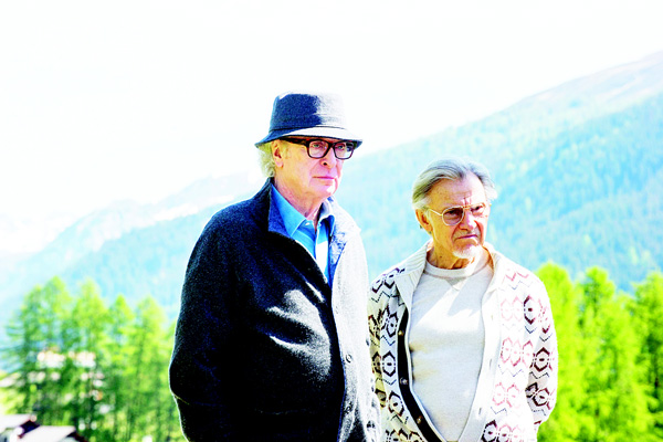 This photo provided by Fox Searchlight shows Michael Caine (left), as Fred Ballinger, and Harvey Keitel as Mick Boyle, in ‘Youth’. The movie opens in US theaters on Dec 4. (AP)