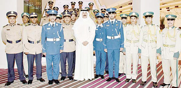 Kuwait’s Interior Minister Sheikh Mohammad Al-Khaled meets Kuwaiti students in the UAE