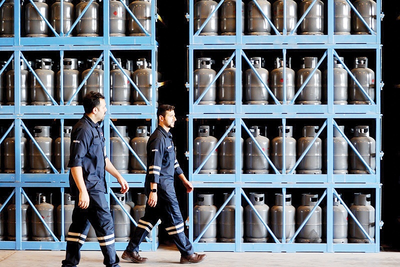 gas cylinders