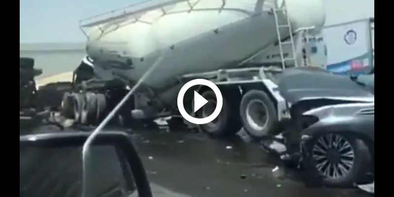 Accident on the Sixth Ring Road | arabtimes