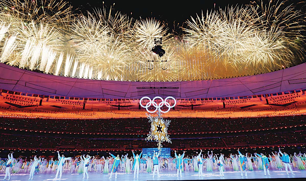 Beijing’s Winter Games close