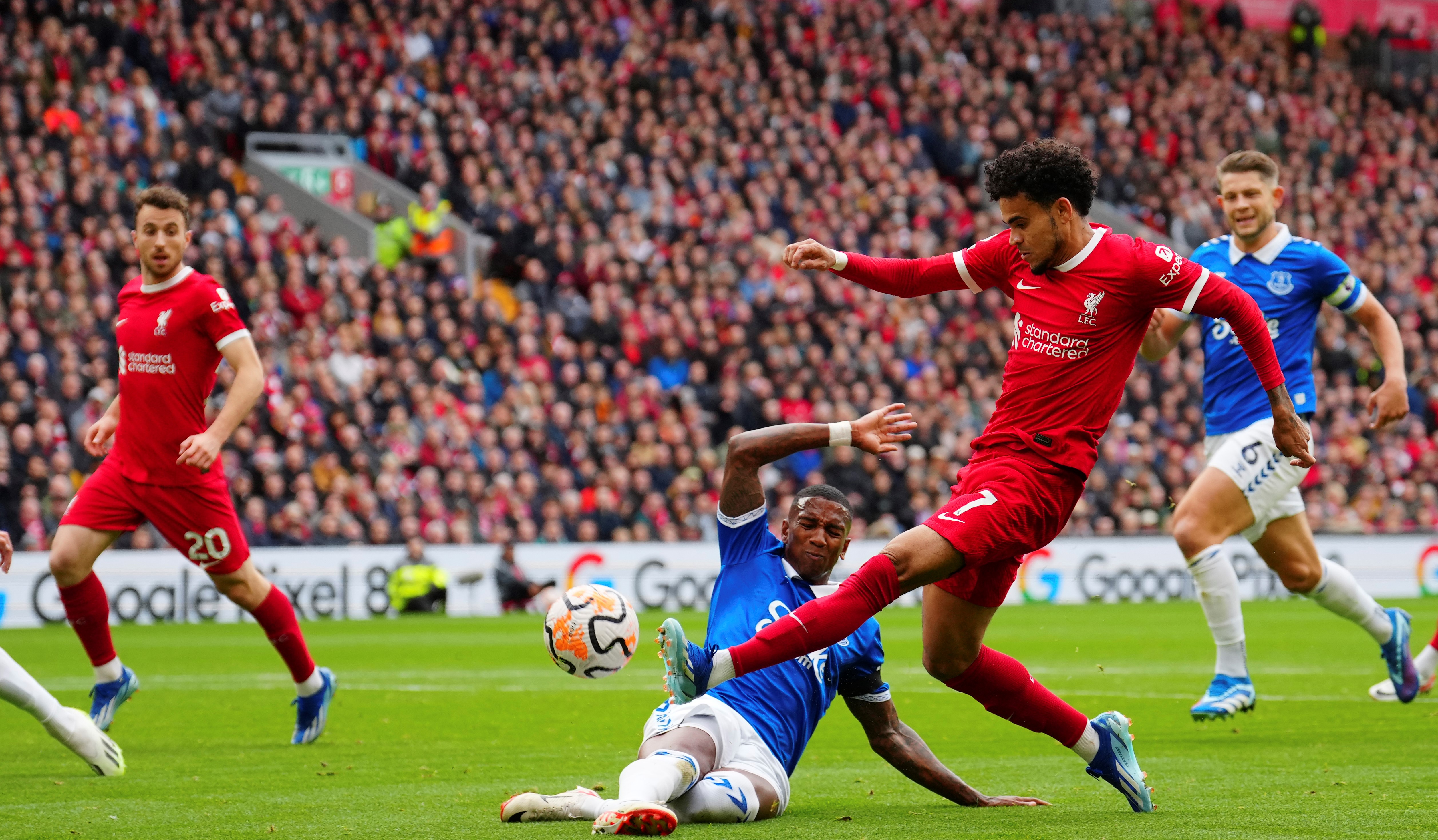 Salah the hero, Liverpool win Merseyside derby