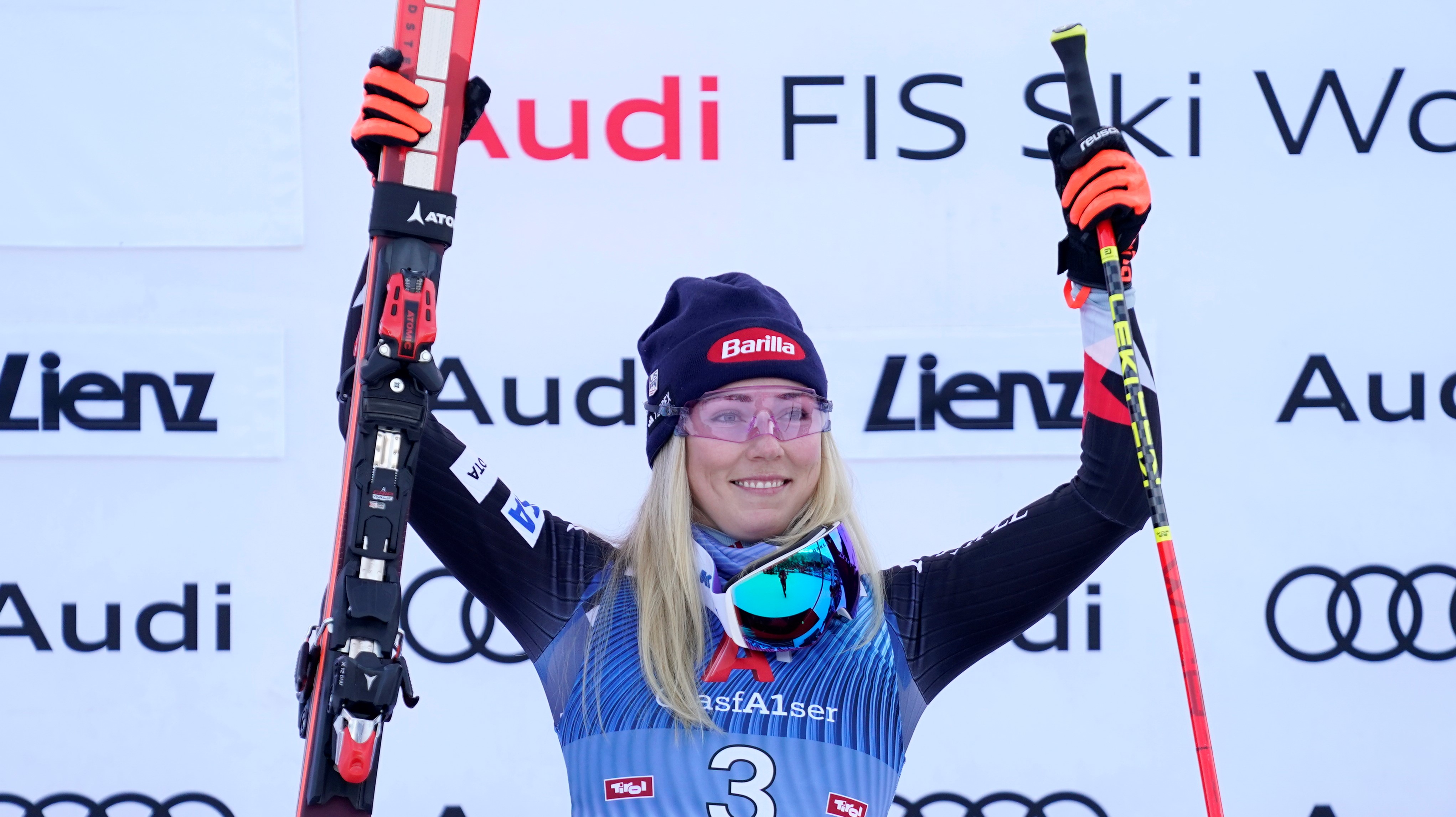 Shiffrin masters tough course conditions for career win 92