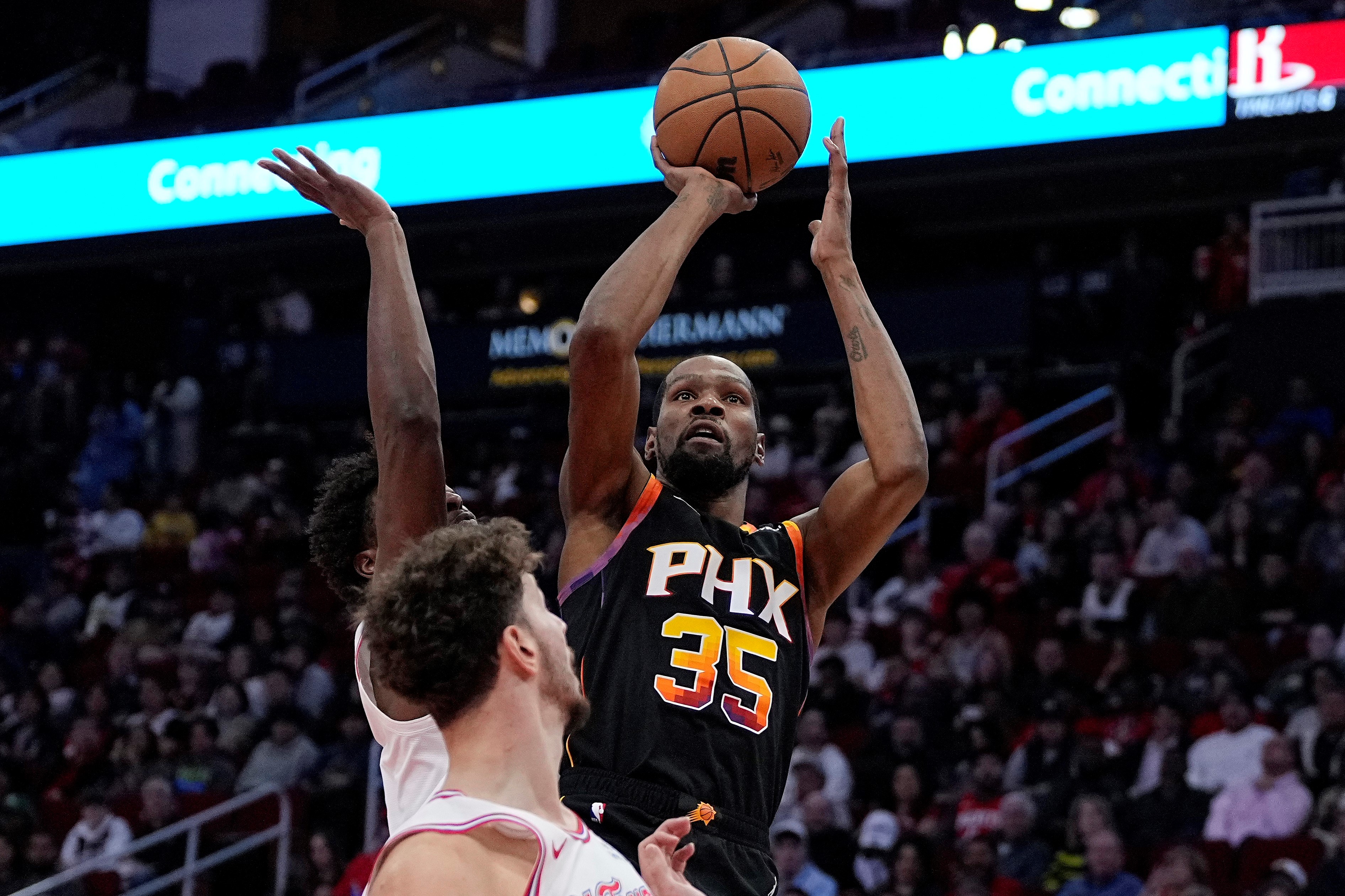 Durant has 18th career triple-double, Suns sinks Rockets to end bad run