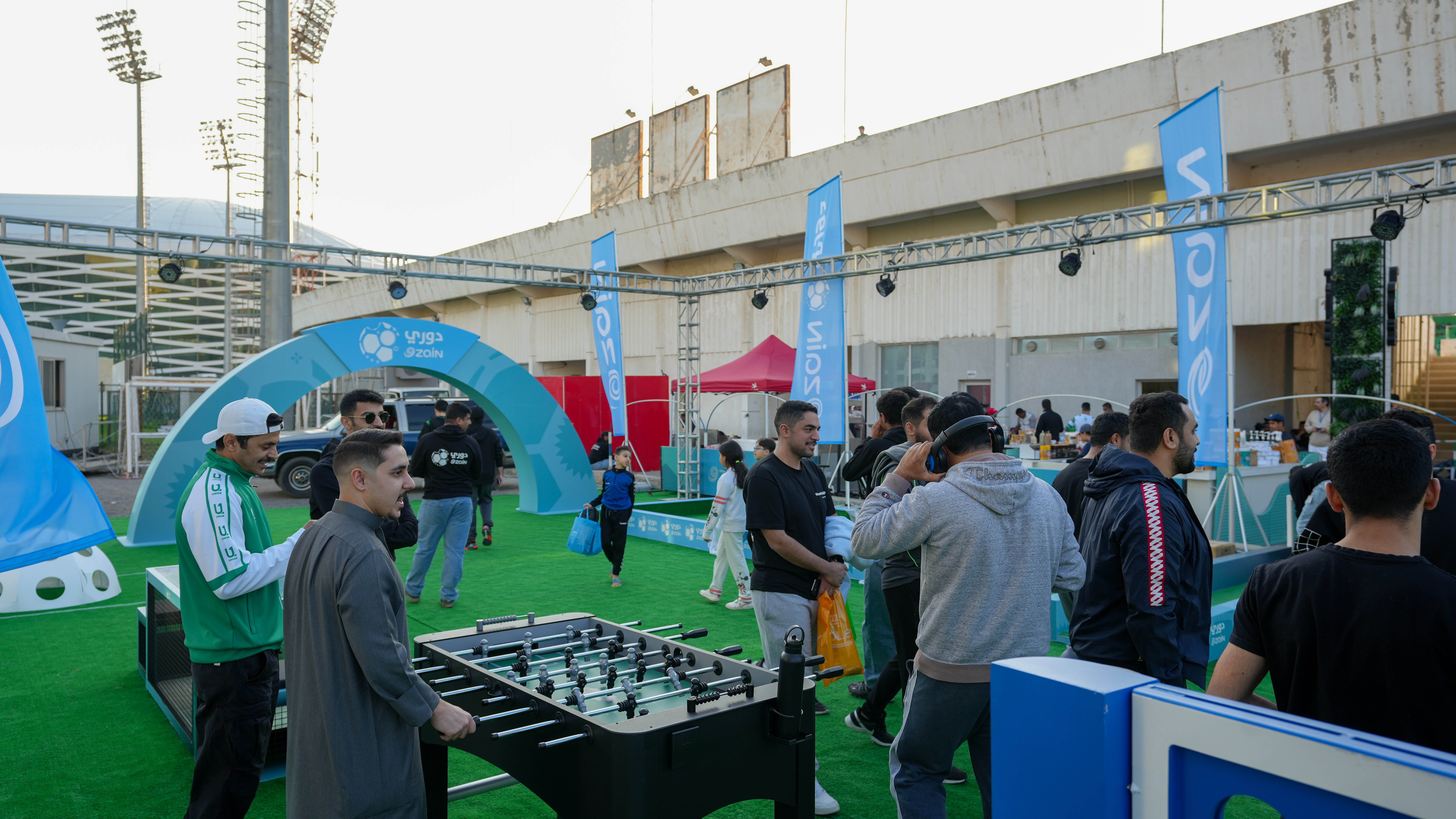 Zain Rico Fan Zain brings derby excitement closer to fans | arabtimes