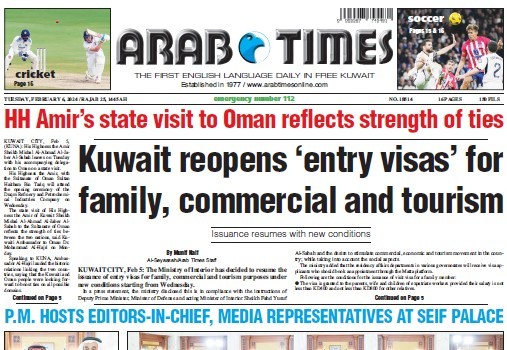 6th February arabtimes